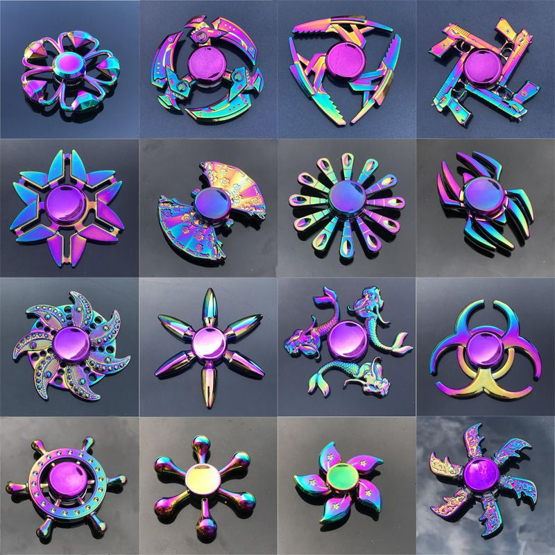Con quay đồ chơi spinner bằng kim loạI phiên bản mới đa dạng mẫu mã giúp giảm stress hiệu quả