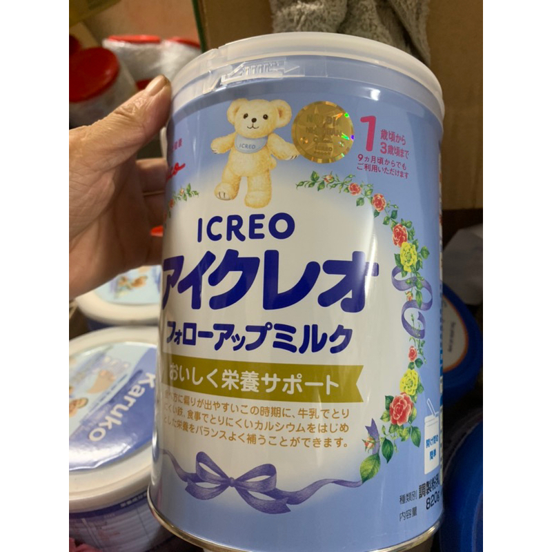 Sữa GLICO ICREO số 1 cho trẻ 9-36 tháng lon to820g, DATE tháng 22/12/2023