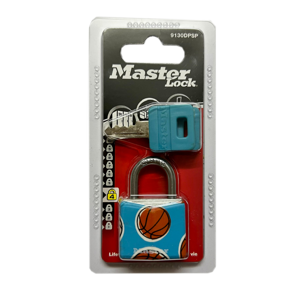 Ổ khóa vali Master Lock 9130 DPSP thân rộng 30mm 2 chìa răng cưa - MSOFT