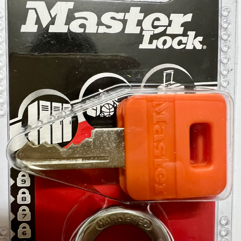 Ổ khóa vali Master Lock 9130 DPSP thân rộng 30mm 2 chìa răng cưa - MSOFT