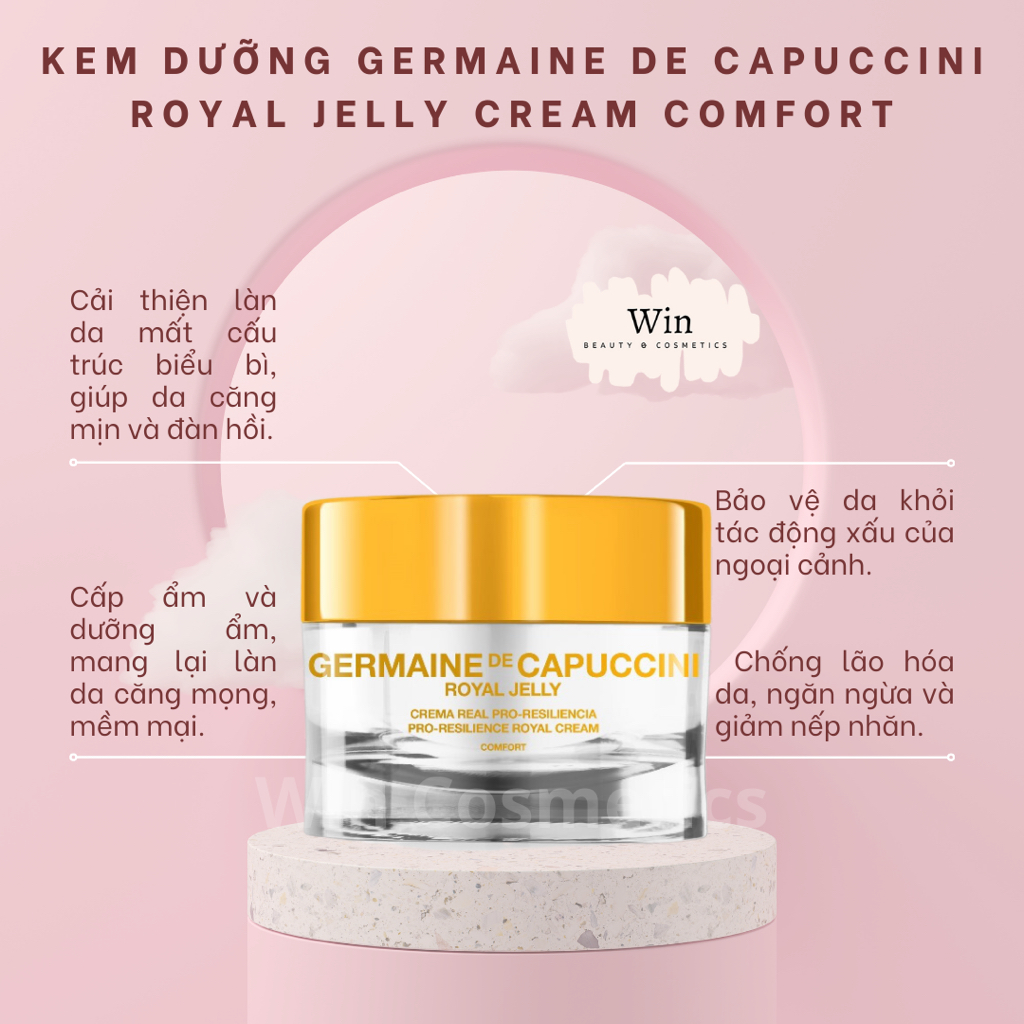 Kem dưỡng Germaine de Capuccini Royal Jelly Cream Comfort