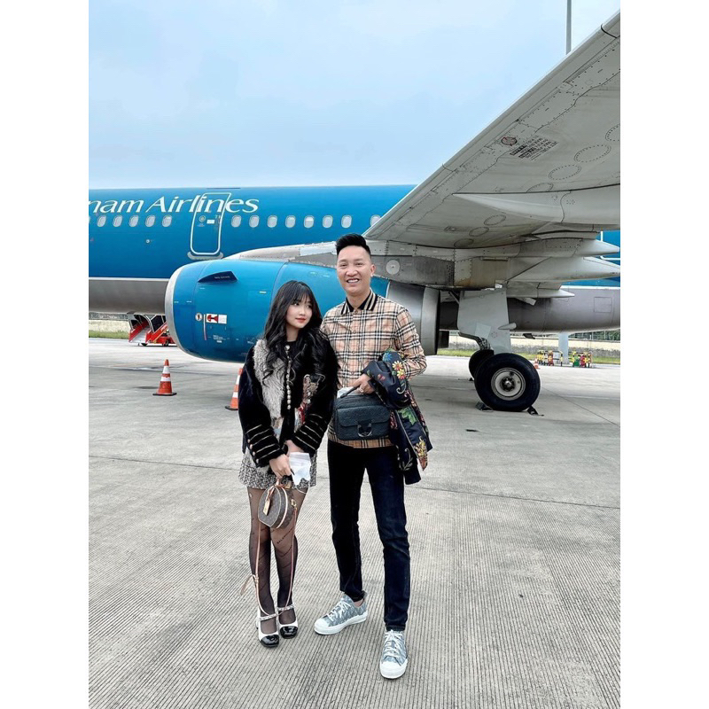 Sẵn Áo Lông Gấu Quý Tộc Bùi Thu Trà Mặc