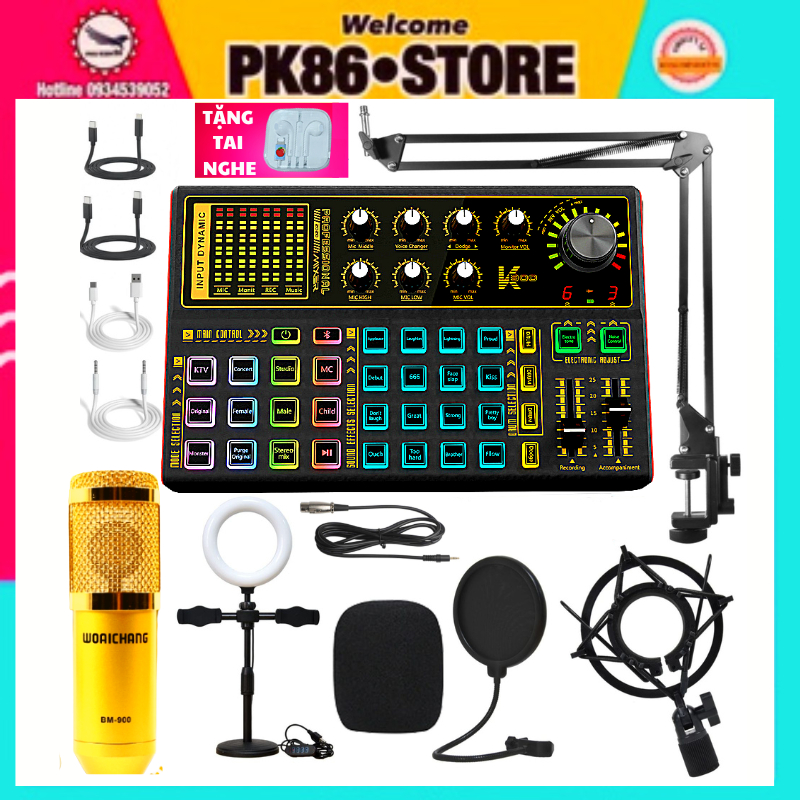 Bộ hát ca thu âm tại nhà phát live k300