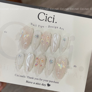 🌷CICI.NAILBOX🌷 Móng Giả Thiết Kế C15 Đính Charm Lấp Lánh Gel Nổi