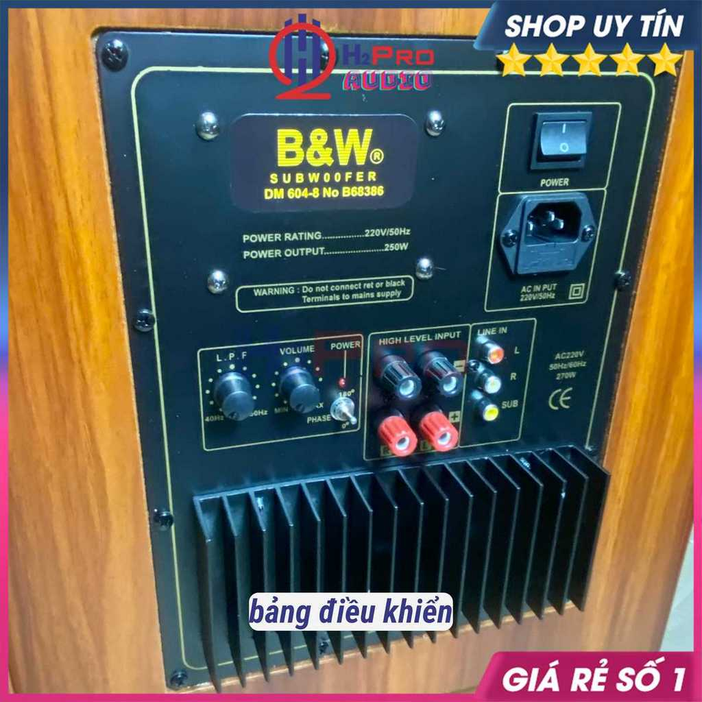 Loa Sub Điện Bass 30 BW 604-8 300W, Loa Trầm Bass 30 Sub Mặt Cao Cấp Đánh Căng Cho Gia Đình, Bộ Quà 90k-H2Pro Audio
