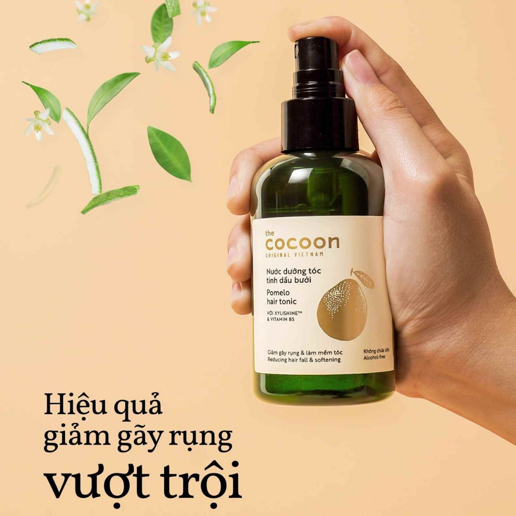 Bộ Dầu Gội, Xả, Tinh Dầu Bưởi Dưỡng Tóc Cocoon (140ml/310ml)