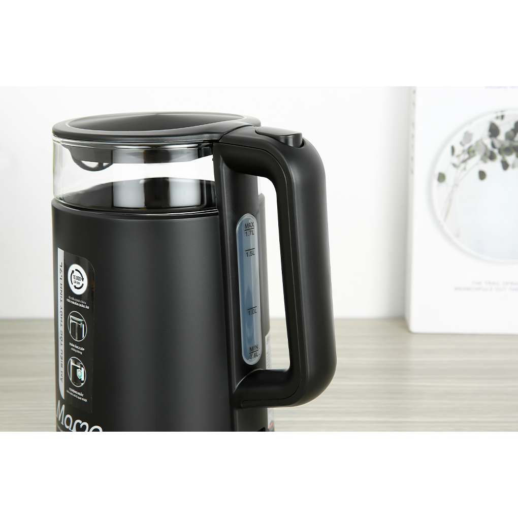 Ấm siêu tốc thuỷ tinh 1.7L SUNHOUSE MAMA SHD1330 - Bảo hành chính hãng 24 tháng