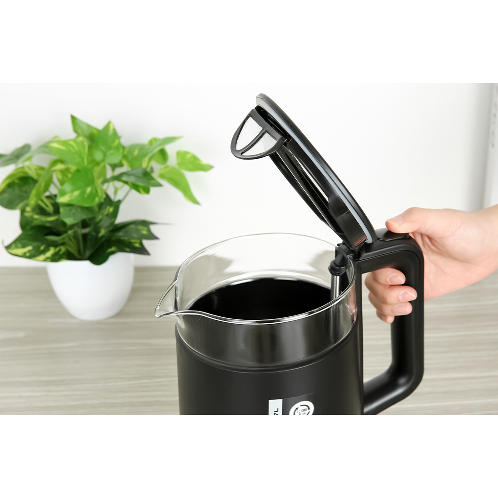 Ấm siêu tốc thuỷ tinh 1.7L SUNHOUSE MAMA SHD1330 - Bảo hành chính hãng 24 tháng