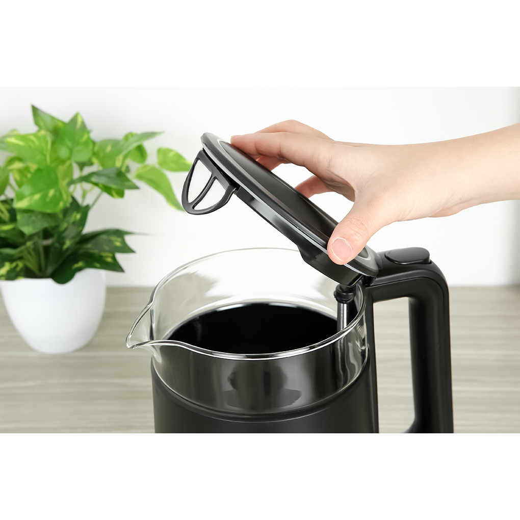 Ấm siêu tốc thuỷ tinh 1.7L SUNHOUSE MAMA SHD1330 - Bảo hành chính hãng 24 tháng