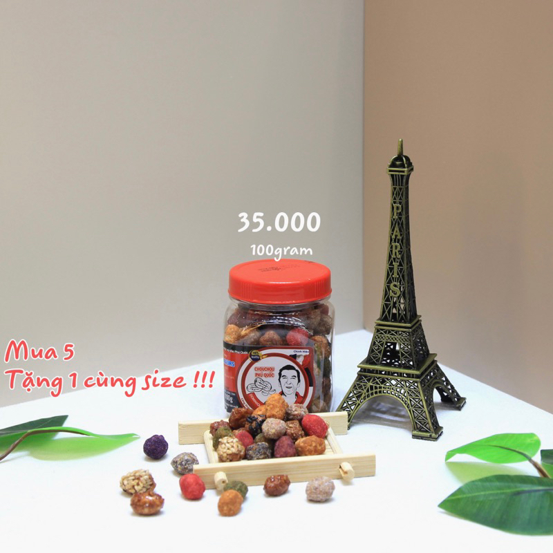 Đậu phộng CHOUCHOU ÔNG TÂY 30 Vị Phú Quốc - Tự Chọn Vị