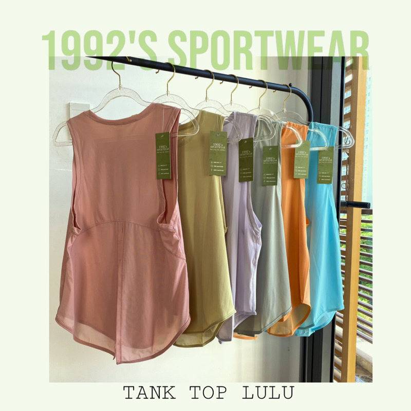 Áo tank thể thao cao cấp Gym Yoga LULU- 13 màu