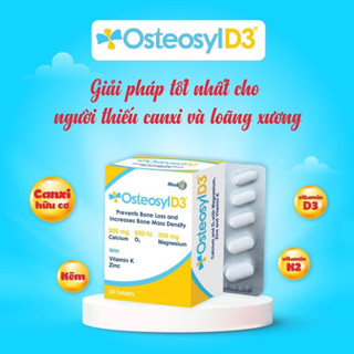 viên uống Osteosyl D3 giúp bổ sung canxi cho phụ nữ  có  thai, người loãng xương , trẻ đang độ tuổi phát triển chiều cao