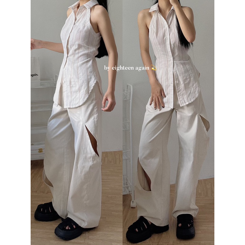 Áo sơ mi sát nách Susan Top 18made ✿ 𝐁𝐲 𝐄𝐢𝐠𝐡𝐭𝐞𝐞𝐧 𝐀𝐠𝐚𝐢𝐧