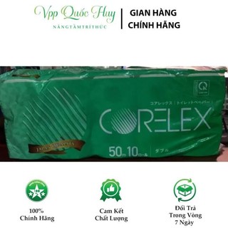 Giấy vệ sinh CORELEX- 10 cuộn, giấy dầy, dai