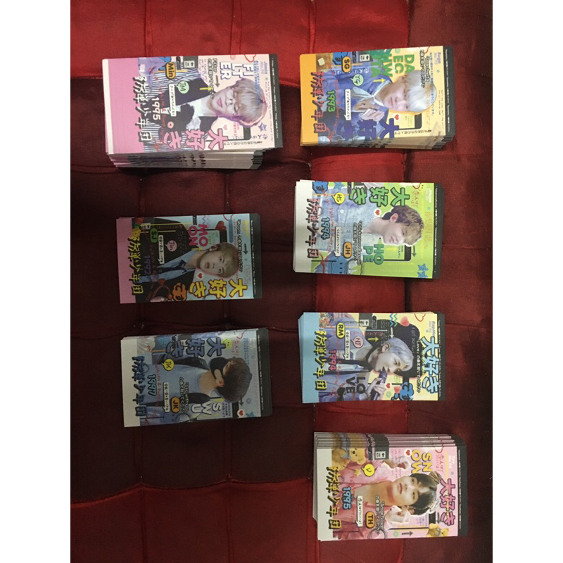 BOX MIX CARD DES BTS