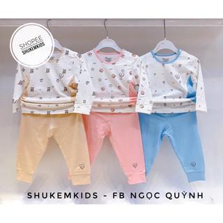 (Ảnh thật) Bộ Quần Áo Mommom - Avaler cài vai Cho Bé Chất Liệu Sợi Tre An Toàn Cho Da Hàng Chính Hãng