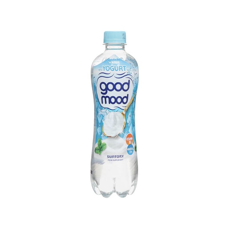 Thùng 24 chai nước uống có vị Goodmood dâu/ sữa chua 450ml của Suntory pepsiCo Mỹ