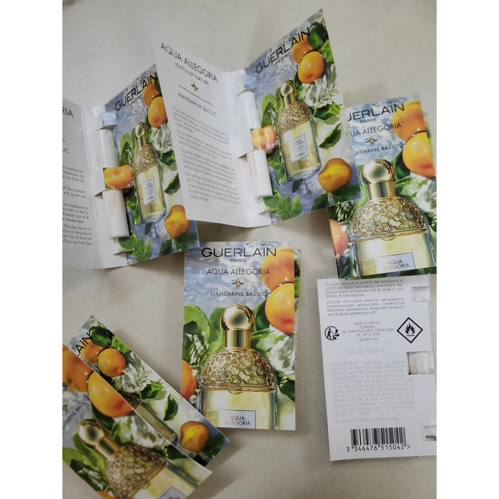 Vial Nước hoa Guerlain Aqua Allegoria Mandarine Basilic