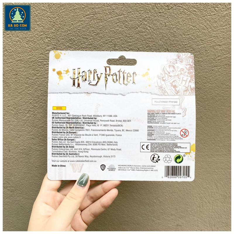 Mắt kính nhựa không tròng trẻ em size 6-12 tuổi Anko kiểu dáng Harry Potter đeo cực đẹp
