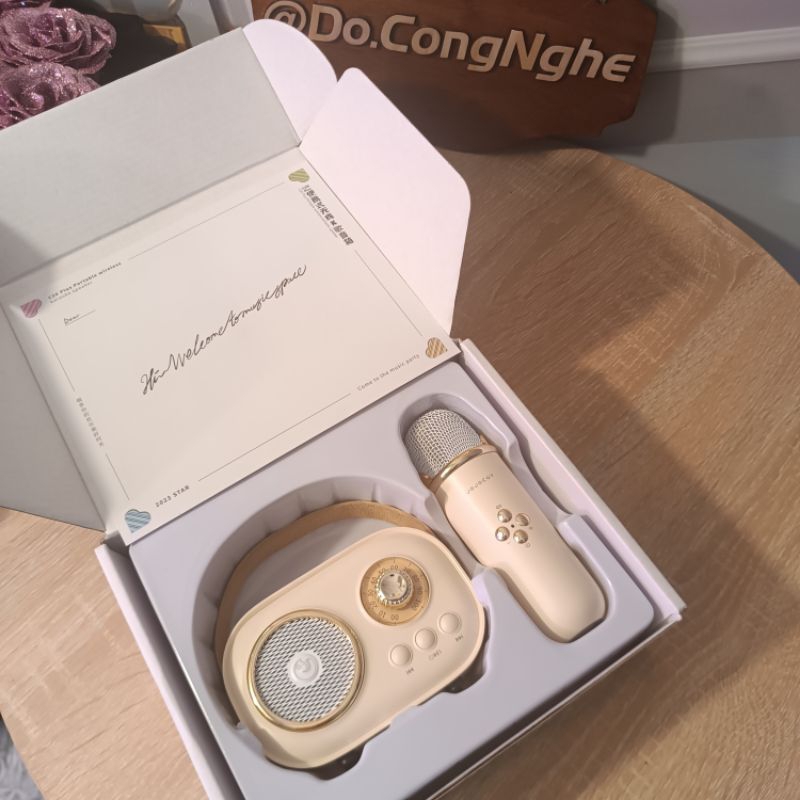 Loa karaoke kèm mic,loa bluetooth 5.0,loa nghe nhạc,loa thuyết trình không dây C20 PLUS