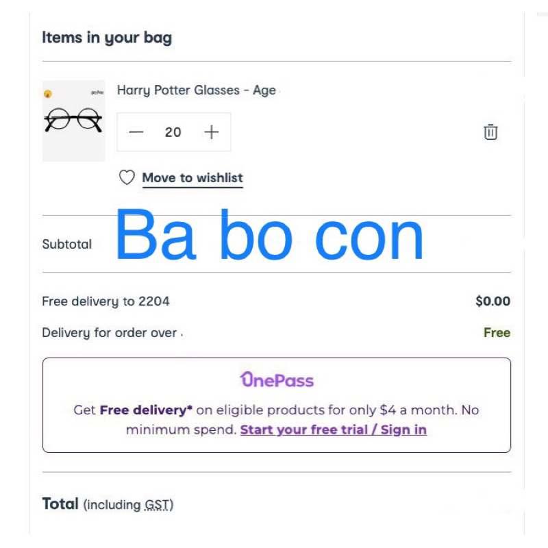 Mắt kính nhựa không tròng trẻ em size 6-12 tuổi Anko kiểu dáng Harry Potter đeo cực đẹp