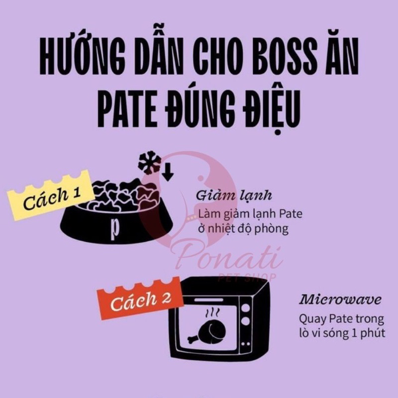 Pate Tươi Gà & Cá Cho Mèo PetChoy - 500g