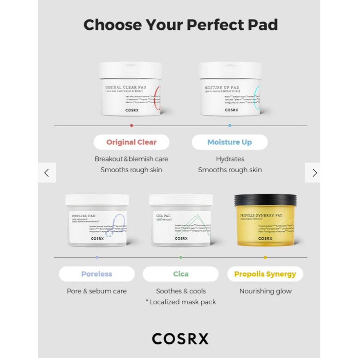 Bông tẩy da chết da dầu mụn COSRX ORIGINAL CLEAR PAD