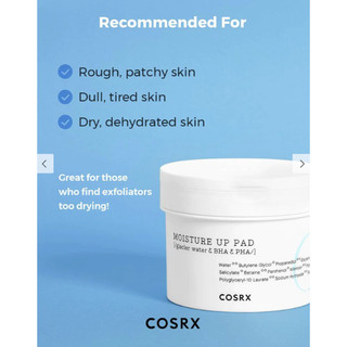 [SALE LỖ DATE T3/2026] Bông tẩy da chết COSRX MOISTURE UP PAD