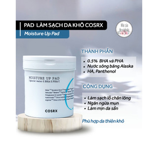 Bông tẩy da chết COSRX MOISTURE UP PAD