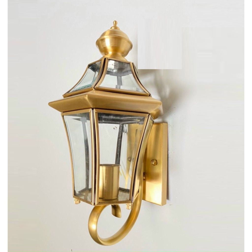 Đèn Tường Đồng Cao Cấp , trang trí cột sảnh nội ngoại thất TẶNG BÓNG 5W