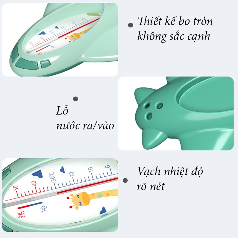 Nhiệt kế đo nước tắm UPASS hình con cá