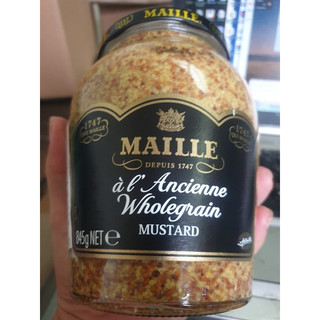 Mù tạt hạt vàng old style maille 845 gram