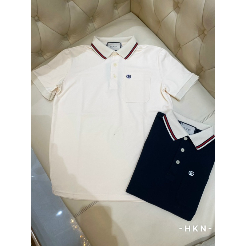 Áo Polo Nam Trơn Viền G.C Phối Cổ Màu Siêu Đẹp - Áo Polo Nam G.C Lịch Lãm