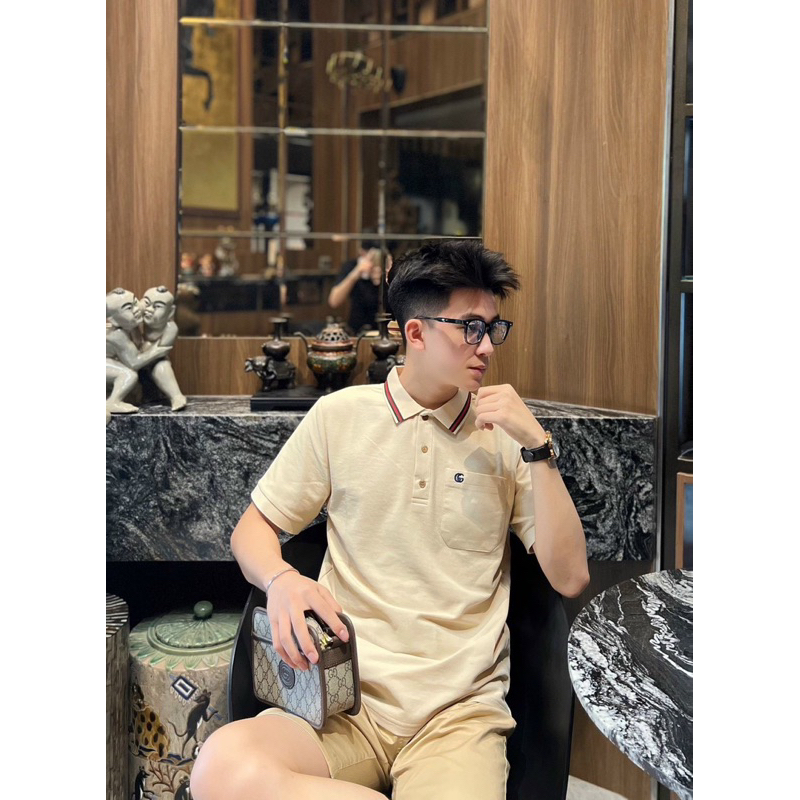 Áo Polo Nam Trơn Viền G.C Phối Cổ Màu Siêu Đẹp - Áo Polo Nam G.C Lịch Lãm