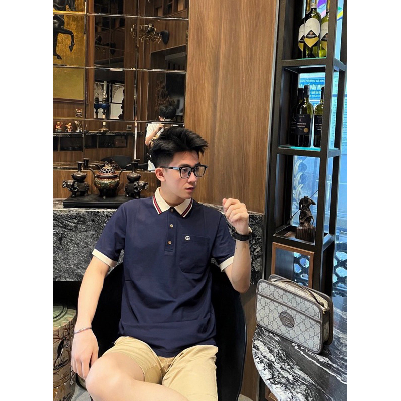 Áo Polo Nam Trơn Viền G.C Phối Cổ Màu Siêu Đẹp - Áo Polo Nam G.C Lịch Lãm