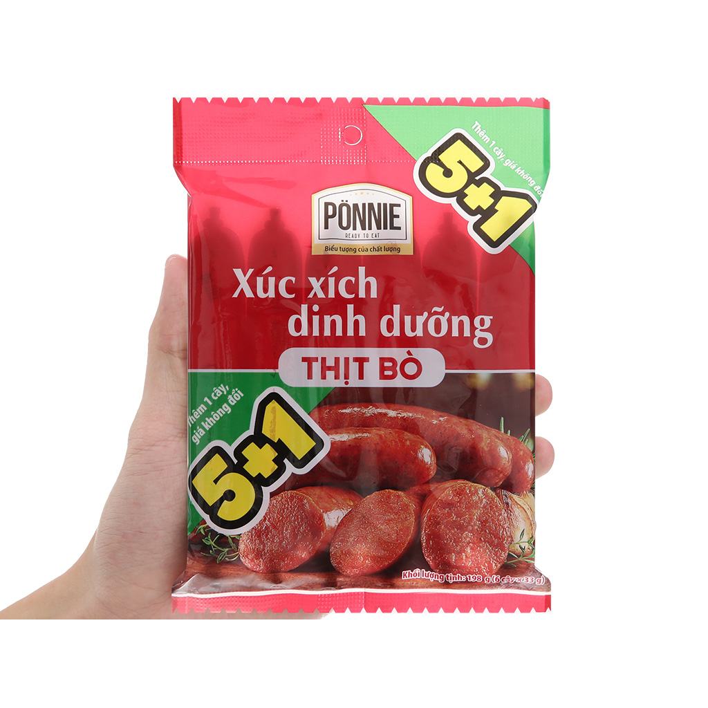 Gói 5 Cây Xúc Xích Ponnie 175g/105g  taphoatoanngocc