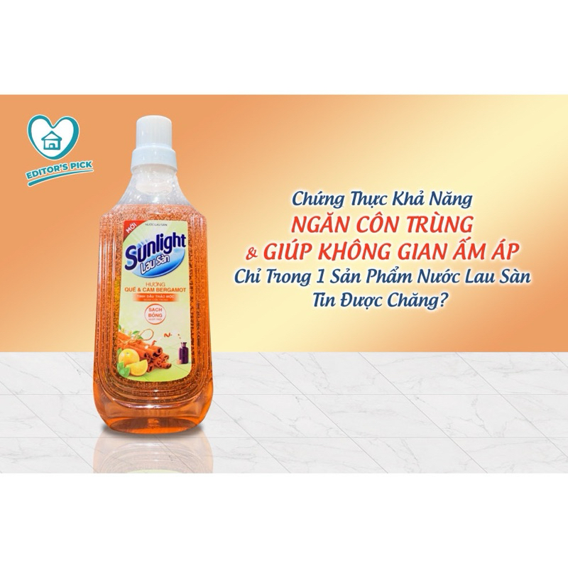 Nước Lau Sàn Sunlight 1kg/chai