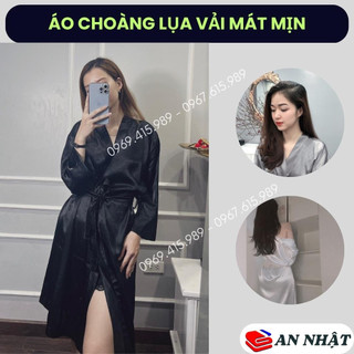 Áo choàng lụa LOẠI ĐẸP, nhiều màu cho spa, salon tóc, áo choàng make up
