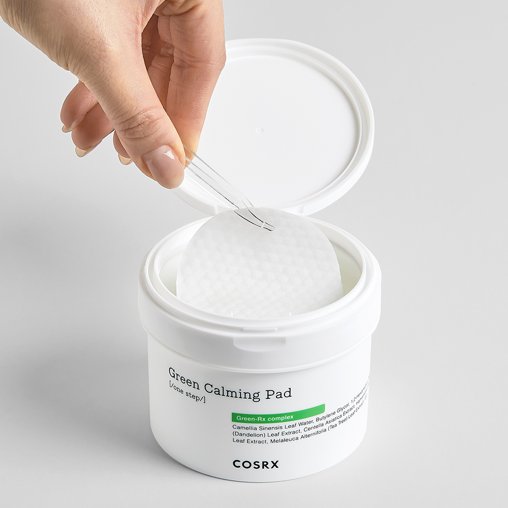 Bông tẩy da chết làm dịu da COSRX GREEN HERO CALMING PAD