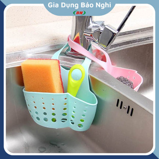 Giỏ treo đồ rửa chén,giỏ đựng đồ rửa bát đa năng bằng silicon tiện lợi - túi nhựatreo bồn rửa chén.
