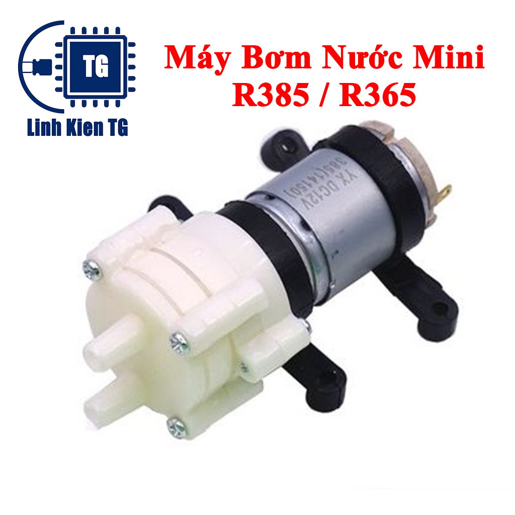 Động cơ bơm nước mini R385 / R365 6-12v Máy Bơm