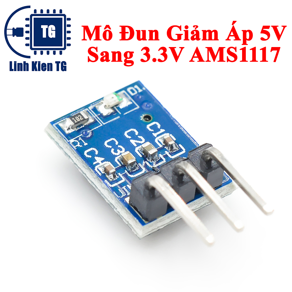 Mô Đun Giảm Áp 5V Sang 3.3V AMS1117 LDO 800MA Chuyên Dụng Chất Lượng Cao
