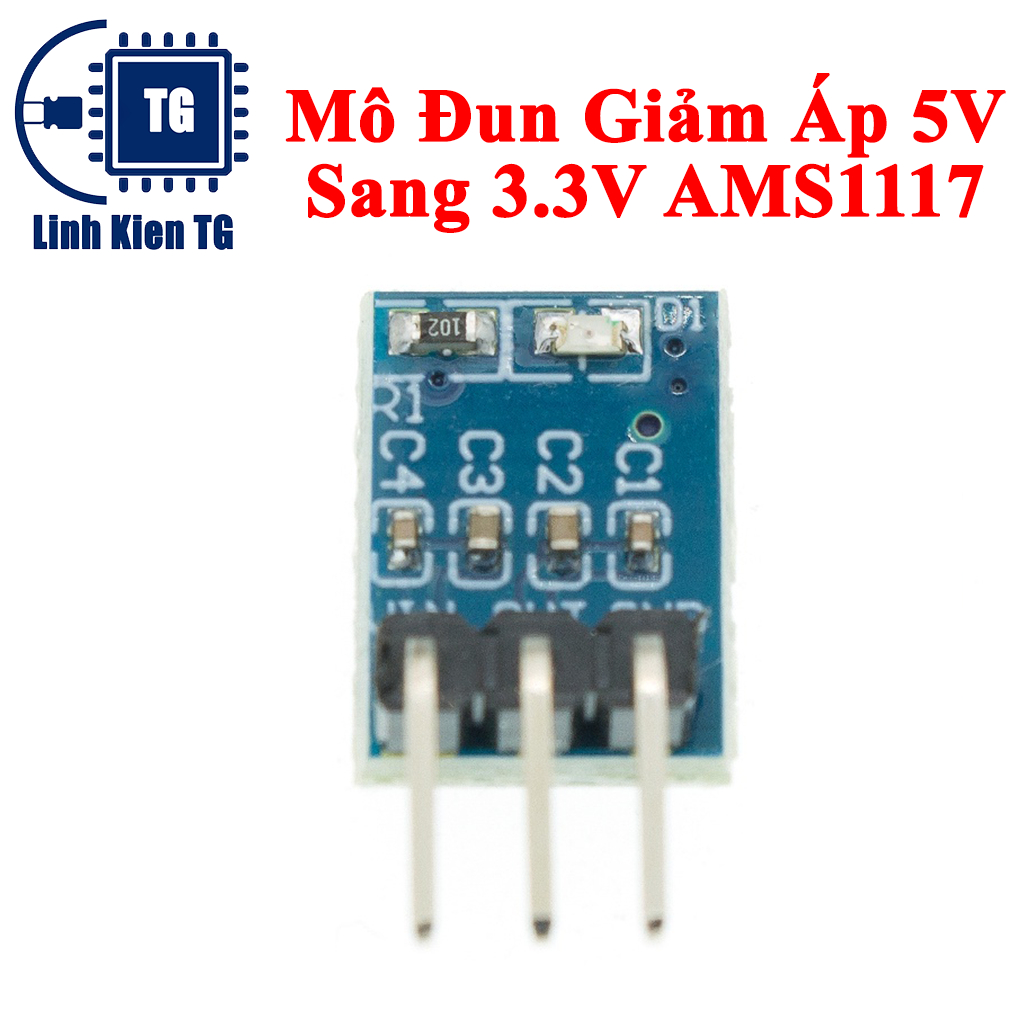 Mô Đun Giảm Áp 5V Sang 3.3V AMS1117 LDO 800MA Chuyên Dụng Chất Lượng Cao