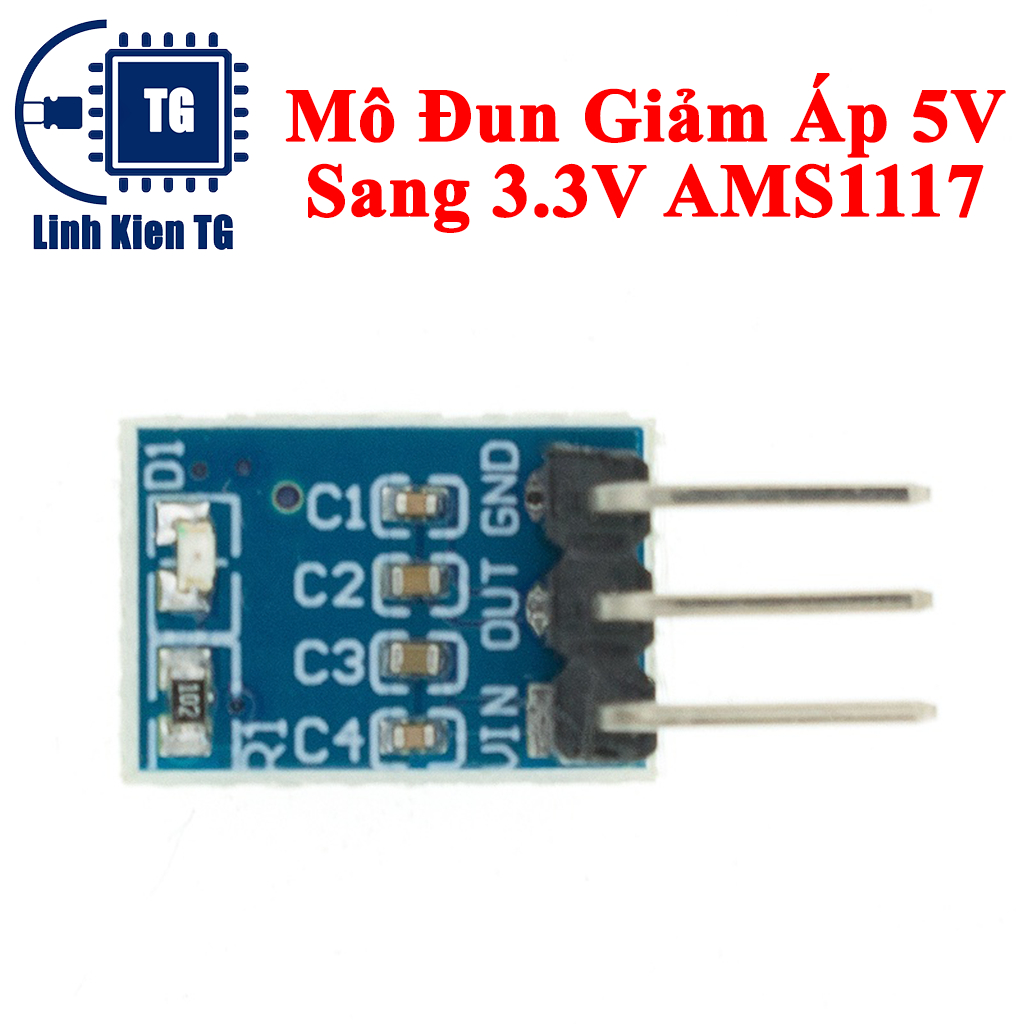 Mô Đun Giảm Áp 5V Sang 3.3V AMS1117 LDO 800MA Chuyên Dụng Chất Lượng Cao