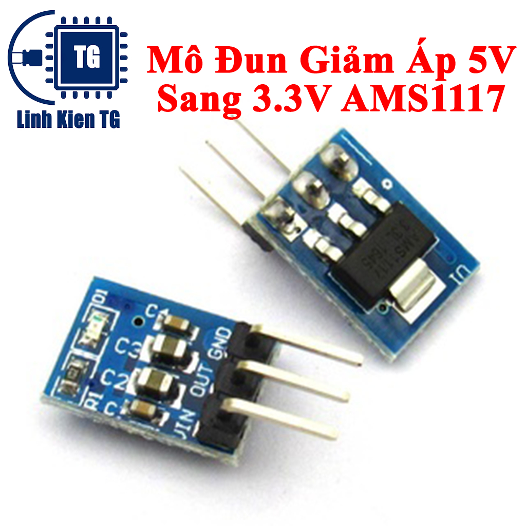 Mô Đun Giảm Áp 5V Sang 3.3V AMS1117 LDO 800MA Chuyên Dụng Chất Lượng Cao