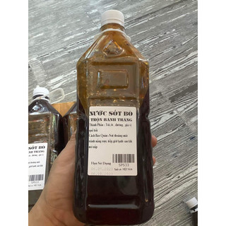Sốt bò đỏ trộn bánh tráng loại ngon chai 1200gr