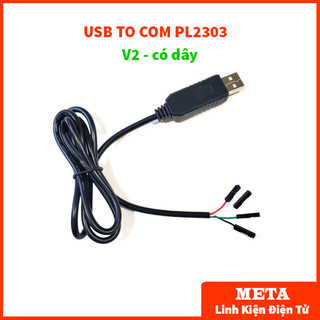 Usb to com pl2303 v2 có dây - chuyển đổi usb-ttl