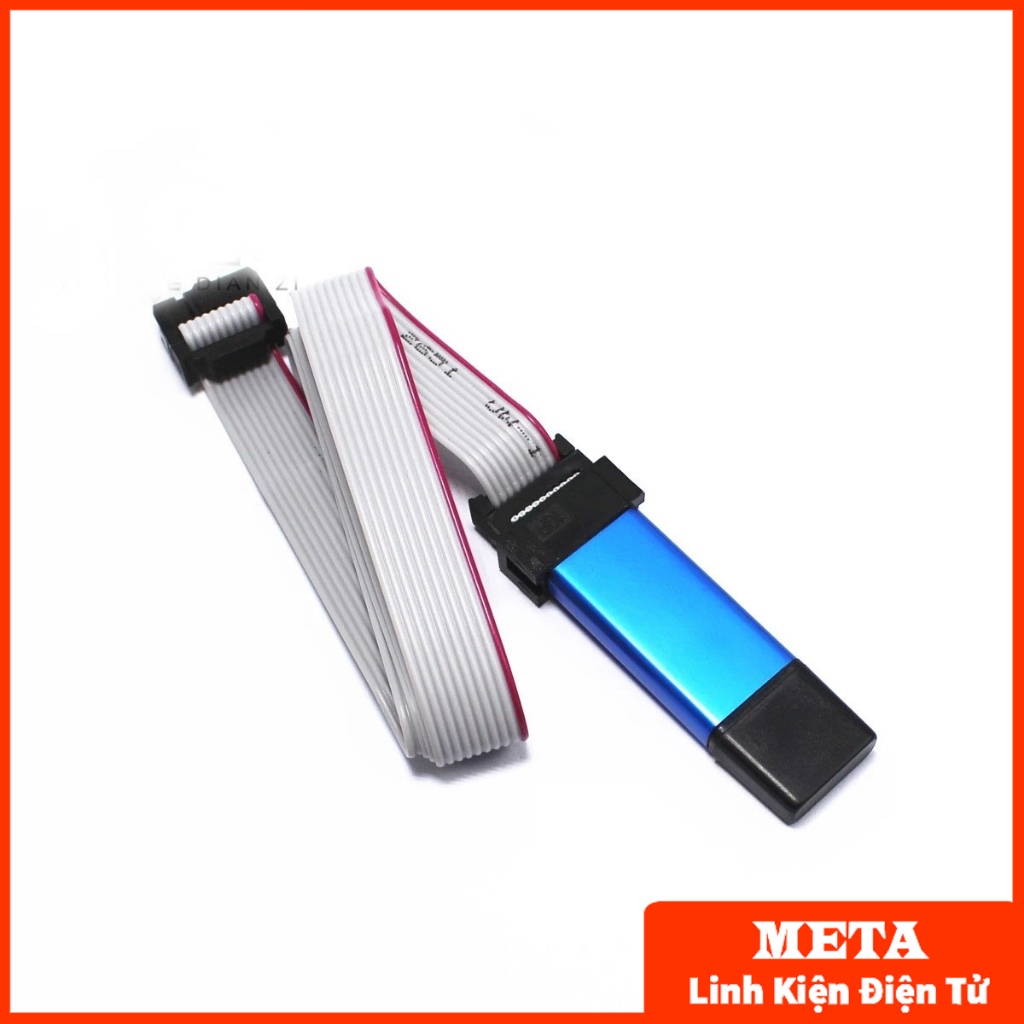 Mạch Nạp ISP 89/AVR 5V Vỏ Nhôm, Có Đèn Báo