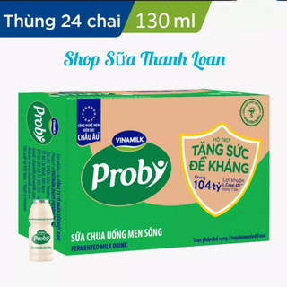 Thùng 24 Chai Sữa Chua Uống PROBI Có Đường 130ml