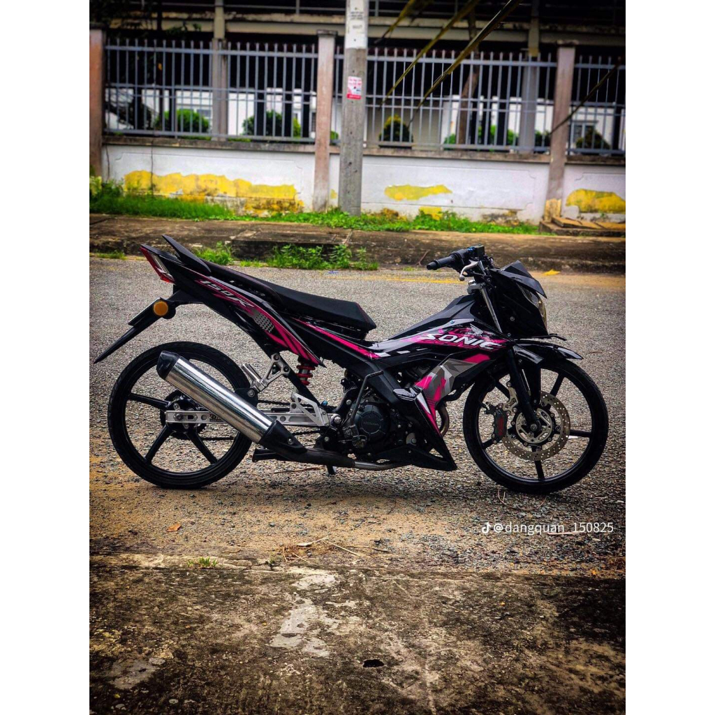 TEM CHẾ SONIC HỒNG ĐEN BẠC !